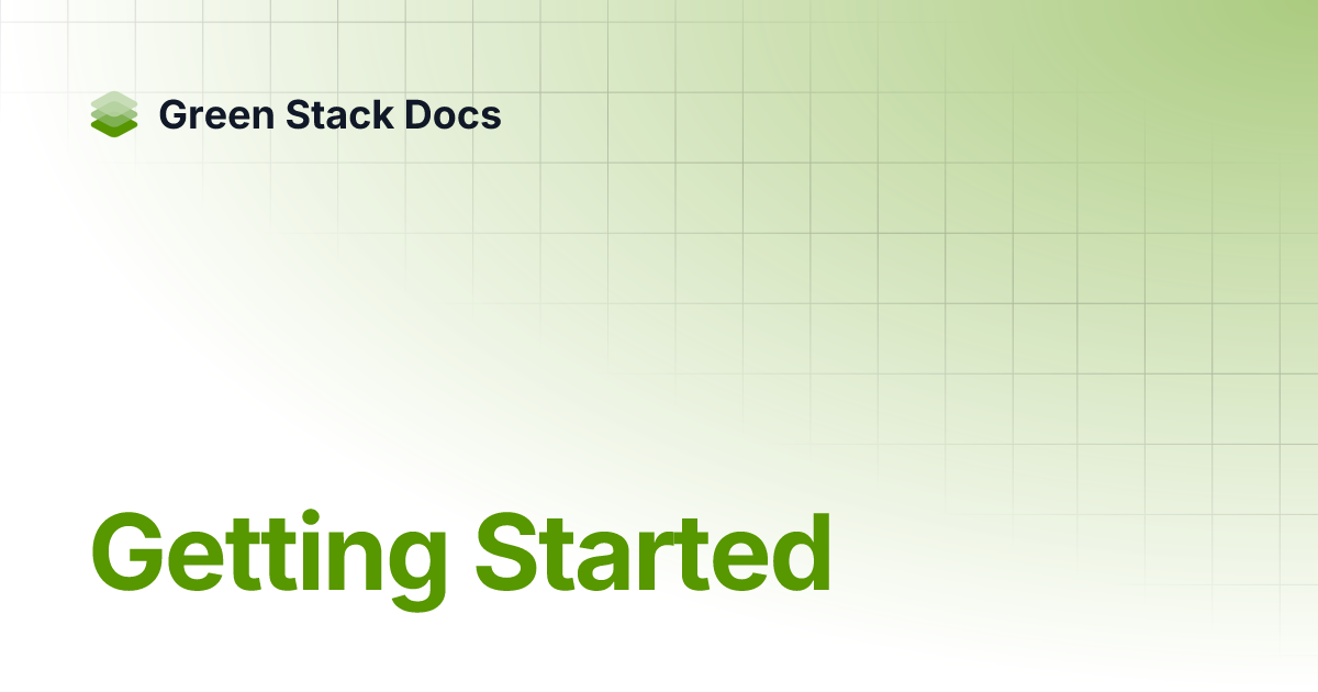 getting-started-green-stack-docs
